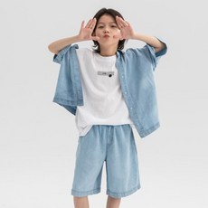 보이티브 란디 데님 상하의 세트 J7310