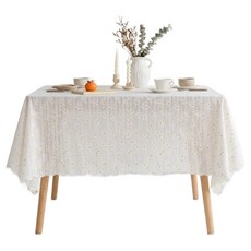마켓감성 잔꽃 패브릭 방수 테이블보, 타입2, 1개, 80 x 120 cm