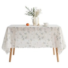 마켓감성 잔꽃 패브릭 방수 테이블보, 타입3, 1개, 80 x 120 cm