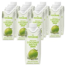 Pepebruno 100%純椰子水, 12個, 330ml