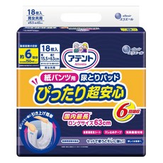 elleair 艾黎艾爾 Attento 愛適多 大王製紙 貼合超安心褲型專用尿片 63 x 15.5cm, 日用, 1組, 18片