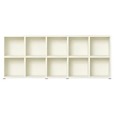 한샘 샘 어린이책장 2단 200cm 시공 방문설치, 크림화이트