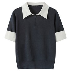 Bonispax 經典襯衫疊穿短袖針織衫 XQ2KT005L0