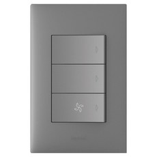르그랑 아펠라 SIMPLE 3구 스위치 하단 FAN 마그네슘, 1개