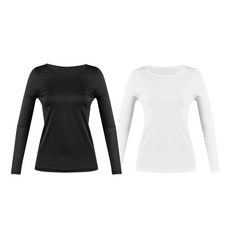 럭스골프 여성용 라운드넥 아쿠아엑스 쿨 이너웨어 LX2M301W 2p