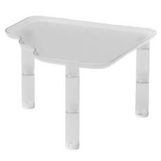 랜보어 햄스터 반투명 2단 플랫폼 FREE(21.4 x 21.4 x 13.5 cm), 투명, 1개