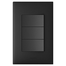 르그랑 아펠라 SIMPLE 3로 3구 스위치 블랙, 1개