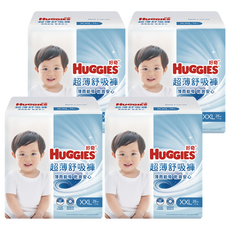 HUGGIES 好奇 超薄舒吸褲 褲型尿布 褲型紙尿褲 15kg以上 39578, 104片, 超大碼 (2XL)