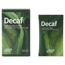 orang orang Craft 無咖啡因綜合即溶咖啡粉, 2g, 1個, 7入