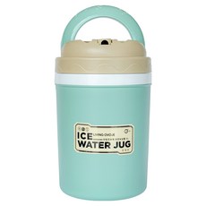 리빙오보제 보온보냉통, 1개, 3L, 민트 + 베이지