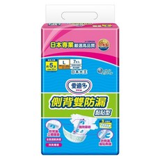 elleair 艾黎艾爾 Attento 愛適多 大王製紙 側背雙防漏黏貼型紙尿褲, L, 1個, 7片