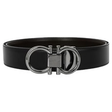 Salvatore Ferragamo 菲拉格慕 Double Cantini 亮面標誌皮帶