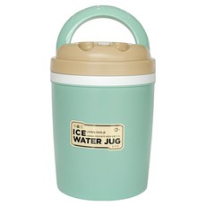 리빙오보제 보온보냉통, 1개, 5.5L, 민트 + 베이지