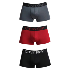 Calvin Klein Cotton Stretch合身四角平口內褲 3件組 NP2832O-600