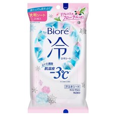 비오레 쿨링 바디 시트 리프레쉬 플로럴향 20p, 1개