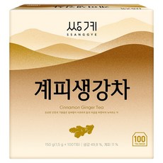 쌍계명차 계피생강차, 1.5g, 1개, 100개입