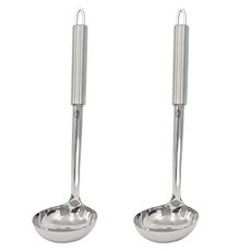 페르비타 스텐 조리도구 국자, 실버, 2개