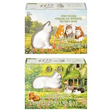 조선문방구 나만의 고양이 만들기 ver 2 2종 세트, 혼합색상, 1세트