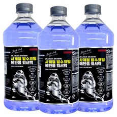 블랙샤크 프리미엄 사계절 발수코팅 워셔액, 3개, 2L 3개, 2L