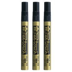 사쿠라 펜터치 M 골드, 3개, 1색