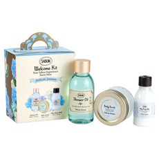 사봉 웰컴키트 샤워 오일 100ml + 바디 스크럽 60g + 바디 밀크 50ml + 세트 자스민, 1세트