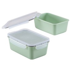 아띠홈 밀폐 도시락 L 1000ml, 민트, 2개