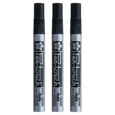 사쿠라 펜터치 M 실버, 3개, 1색