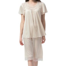 Rosemaid 羅絲美 漫步微風中短袖蕾絲衣褲裝睡衣 R2141