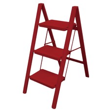 ONE HOUSE 穩固家用登高折疊梯 OH-K606-A2 石榴紅, 1個