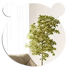 Cozywell 壓克力黏貼式浴室設計壁鏡