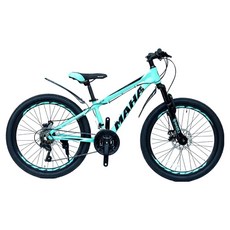 오투휠스 MAHA X7 MTB자전거 21단 320mm 방문설치, 민트, 156cm, 1개