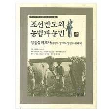 조선반도의 농법과 농민 중, 양장
