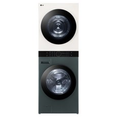 LG전자 트롬 오브제컬렉션 워시타워 세탁기 + 건조기 세트 23kg + 21kg 방문설치, W2321GEAMR, 네이처 그린(세탁기), 네이처 베이지(건조기) W2321GEAMR, 네이처 그린(세탁기), 네이처 베이지(건조기)