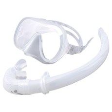 이츠라이프 프리다이빙 일안식 썬비치 스노클링 마스크, 투명