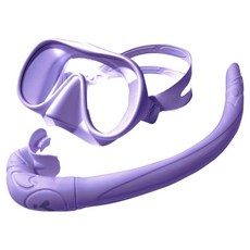 이츠라이프 프리다이빙 일안식 썬비치 스노클링 마스크, 라벤더