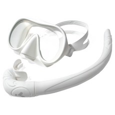 이츠라이프 프리다이빙 일안식 썬비치 스노클링 마스크, 화이트