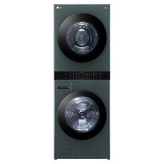LG전자 트롬 오브제컬렉션 워시타워 세탁기 + 건조기 세트 23kg + 20kg 방문설치, 네이처 그린(세탁기), 네이처 그린(건조기), W2320GGANR