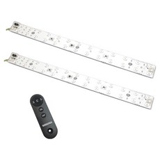 LUMEN LUX 安定器一體式 無頻閃 LED模組 智慧遙控替換燈 30W 2入 + 遙控器組
