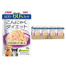 INABA 輕盈低脂系列 CIAO 汪餐包 DRP-17, 60g, 16個, 雞肉+地瓜