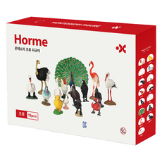 호르메 몬테소리 동물피규어 조류 15종 세트, 1세트