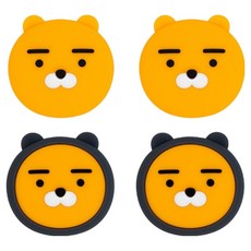 카카오프렌즈 문콕방지 지켜콕 도어가드 2종 x 2p 세트, 라이언 차콜, 1세트