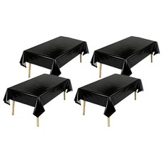 마켓피오 주방 반짝유광 일회용식탁보 타입5, 1개, 4개입