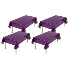 마켓피오 주방 반짝유광 일회용식탁보 타입3, 1개, 4개입