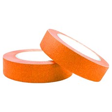 DGRM 대용량 칼라 종이 마스킹 테이프 20mm x 30m, 주황, 2개