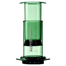 에어로프레스 클리어 컬러 휴대용 커피메이커, 1개, 그린