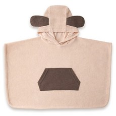 ikii 밤부 동물 포켓 목욕가운 M, 멍뭉이, 1개