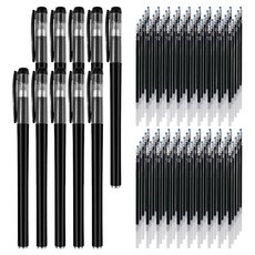 볼펜 10p + 시간이 지나면 사라지는 기화 리필심 100p 0.5mm, 블랙(볼펜), 블루(잉크), 1세트