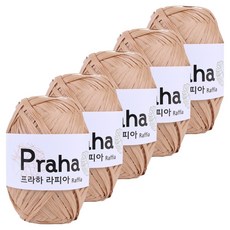 마마니트 프라하 뜨개실, 06 베이지, 5개