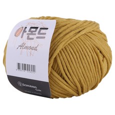 마마니트 아몬드 뜨개실, 25 겨자, 1개