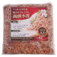 프리미엄 수태 곤충 물이끼 바닥재 칠레산 호접란 풍란 분갈이 6L, 3개